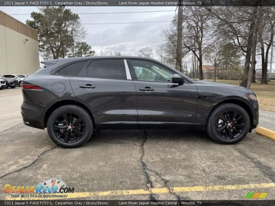 2021 Jaguar F-PACE P250 S Carpathian Gray / Ebony/Ebony Photo #8