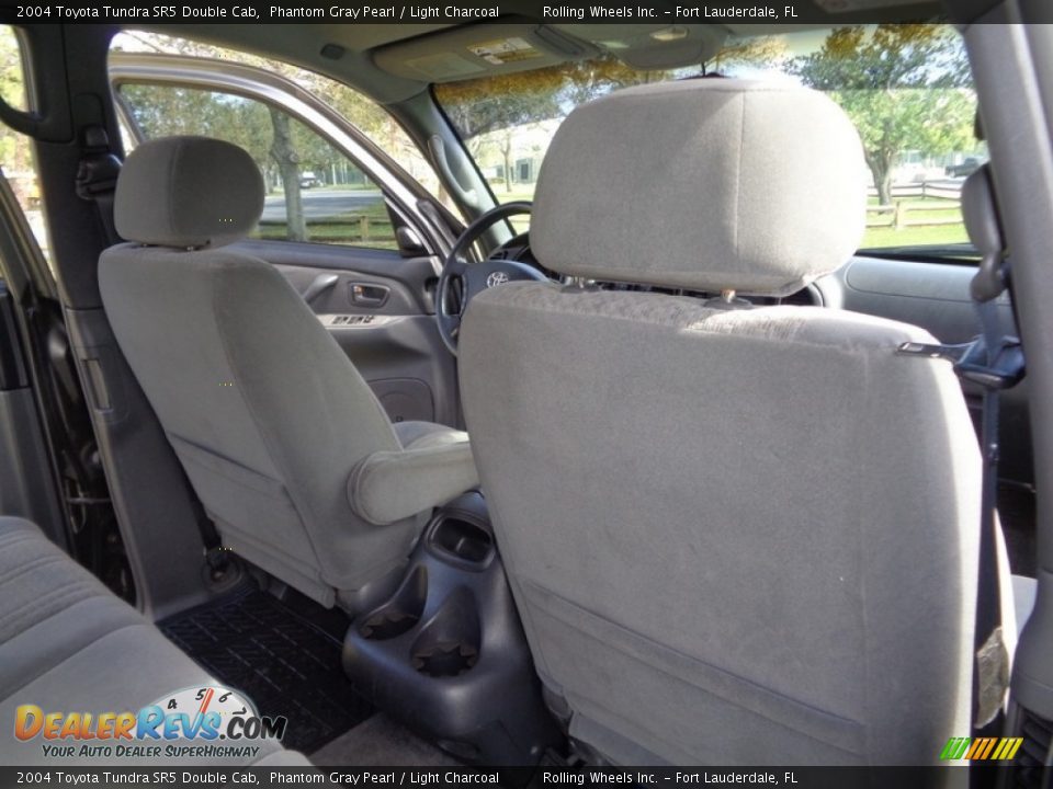 2004 Toyota Tundra SR5 Double Cab Phantom Gray Pearl / Light Charcoal Photo #14