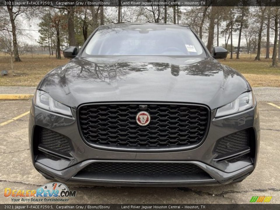 2021 Jaguar F-PACE P250 S Carpathian Gray / Ebony/Ebony Photo #10