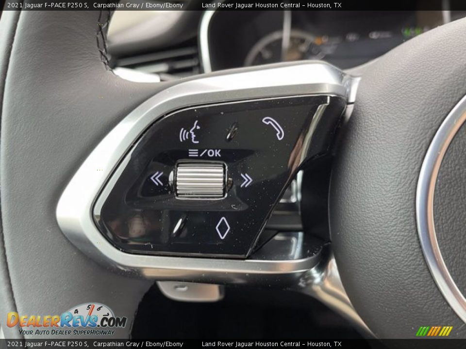 2021 Jaguar F-PACE P250 S Steering Wheel Photo #18