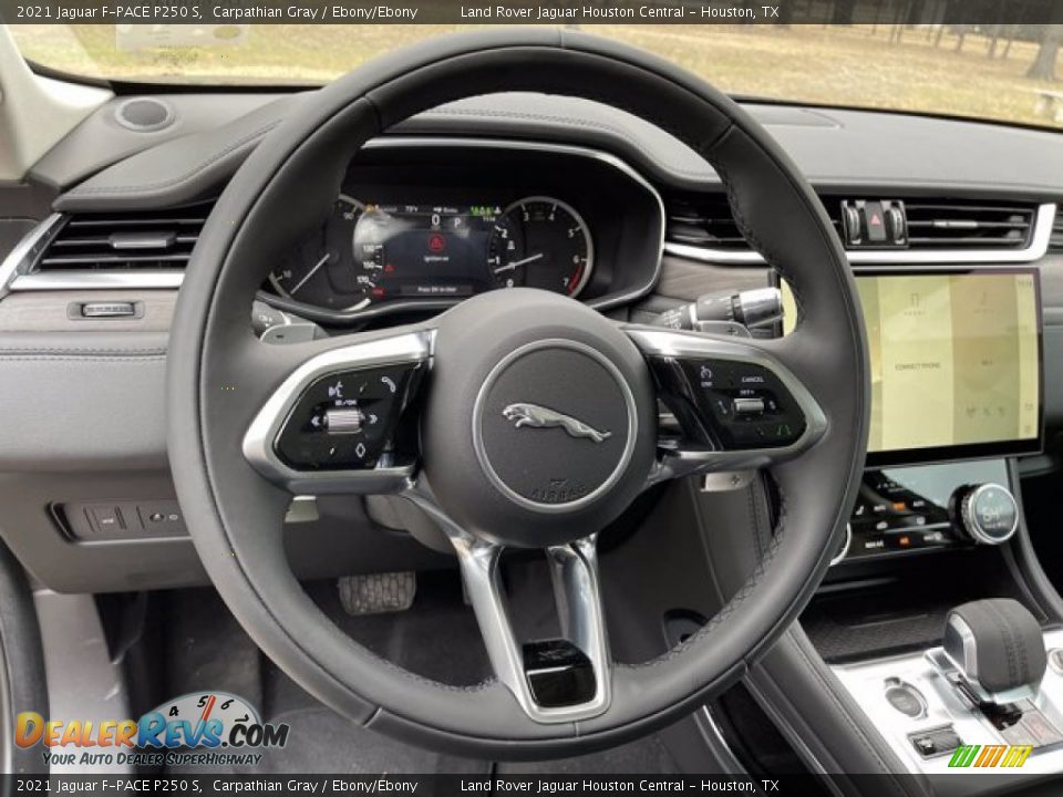2021 Jaguar F-PACE P250 S Steering Wheel Photo #20