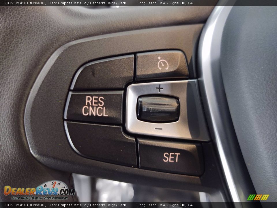 2019 BMW X3 sDrive30i Dark Graphite Metallic / Canberra Beige/Black Photo #19