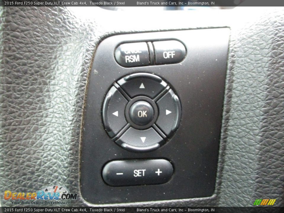 2015 Ford F250 Super Duty XLT Crew Cab 4x4 Tuxedo Black / Steel Photo #16