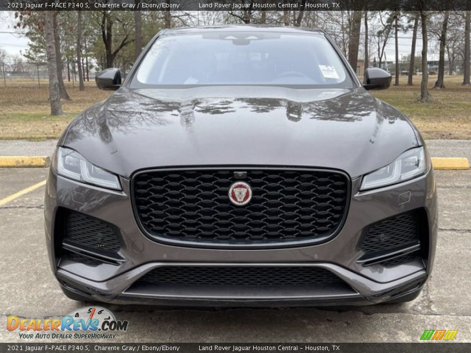 2021 Jaguar F-PACE P340 S Charente Gray / Ebony/Ebony Photo #10