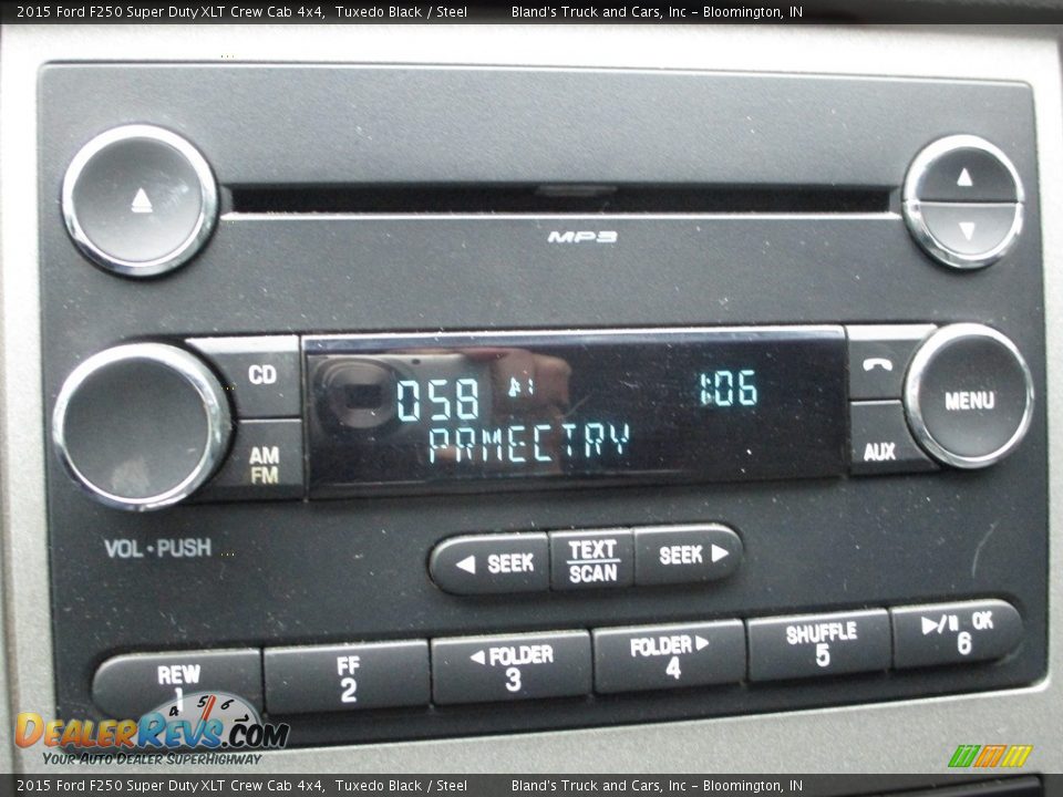2015 Ford F250 Super Duty XLT Crew Cab 4x4 Tuxedo Black / Steel Photo #21