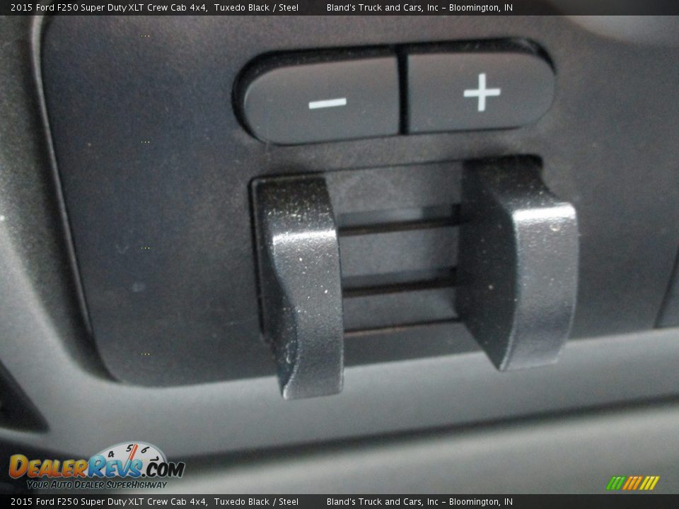 2015 Ford F250 Super Duty XLT Crew Cab 4x4 Tuxedo Black / Steel Photo #23
