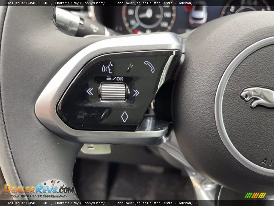 2021 Jaguar F-PACE P340 S Steering Wheel Photo #17