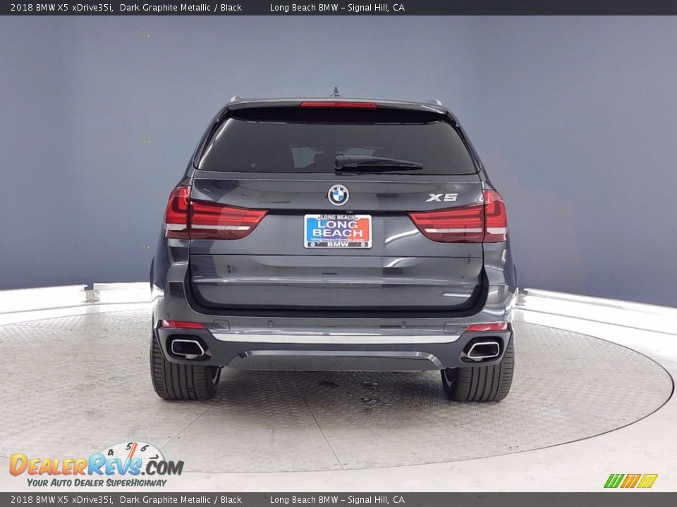 2018 BMW X5 xDrive35i Dark Graphite Metallic / Black Photo #4