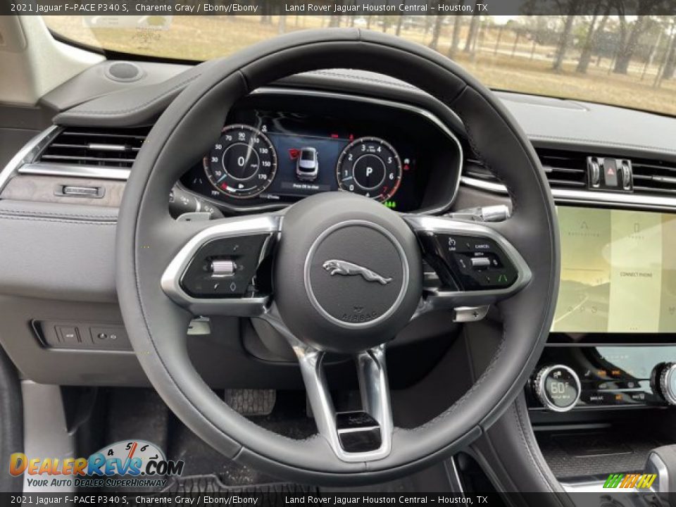 2021 Jaguar F-PACE P340 S Steering Wheel Photo #19