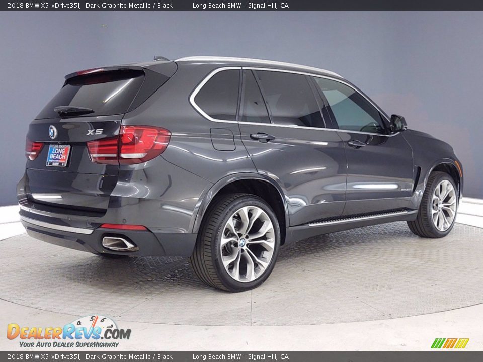 2018 BMW X5 xDrive35i Dark Graphite Metallic / Black Photo #5