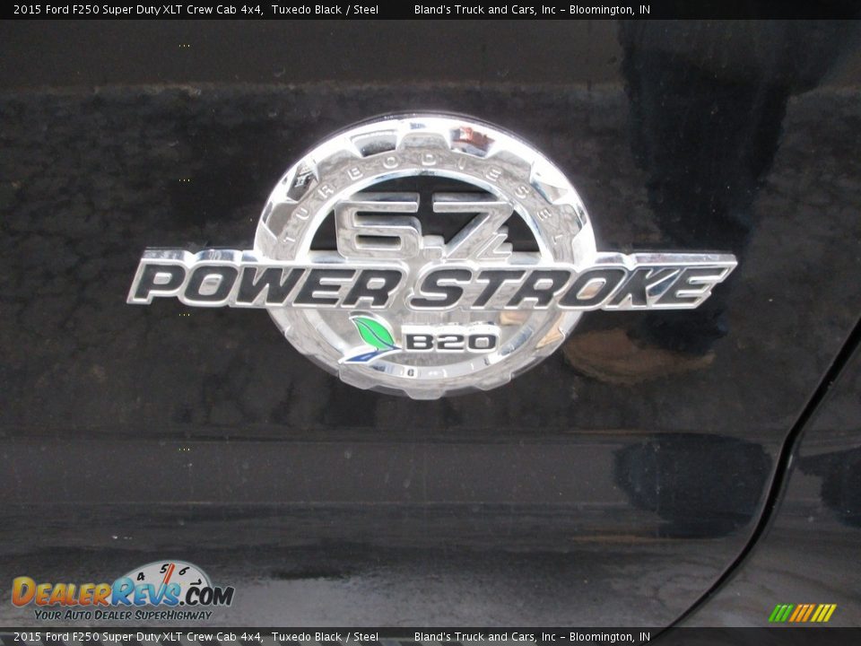2015 Ford F250 Super Duty XLT Crew Cab 4x4 Tuxedo Black / Steel Photo #29