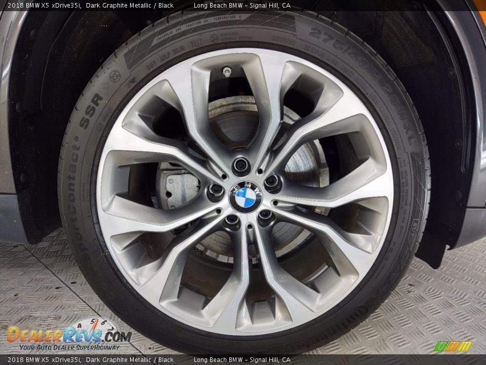 2018 BMW X5 xDrive35i Dark Graphite Metallic / Black Photo #6