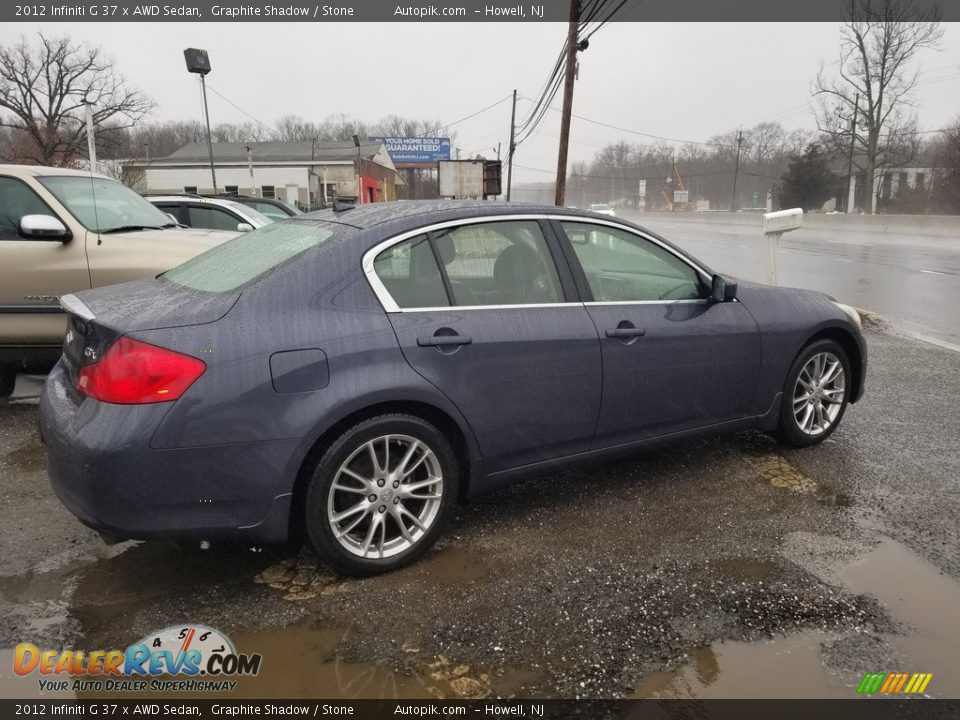 2012 Infiniti G 37 x AWD Sedan Graphite Shadow / Stone Photo #3