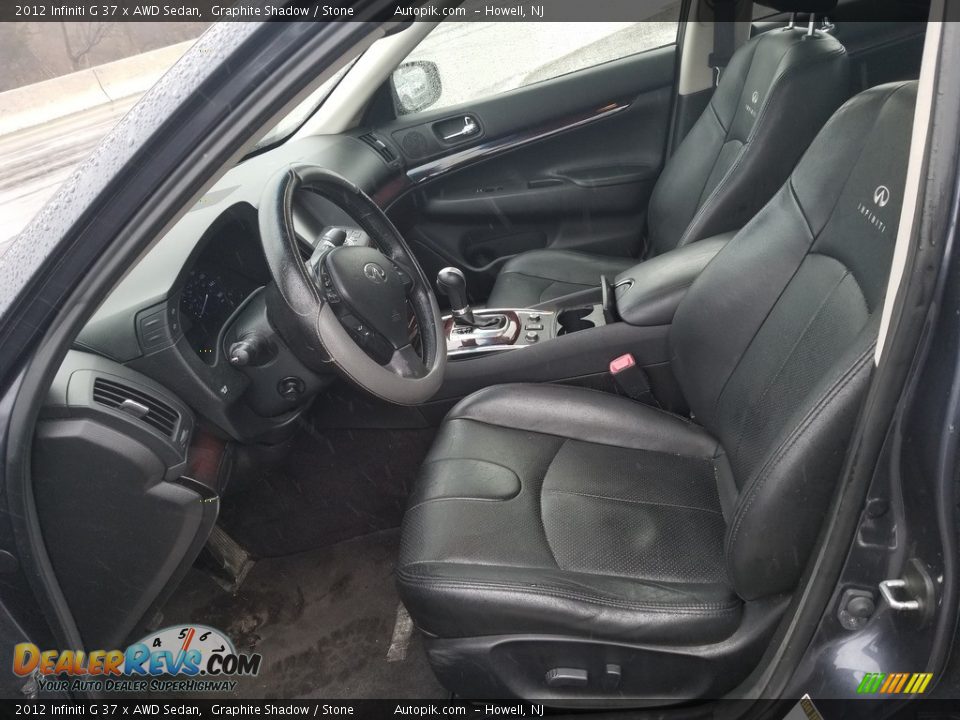 2012 Infiniti G 37 x AWD Sedan Graphite Shadow / Stone Photo #9