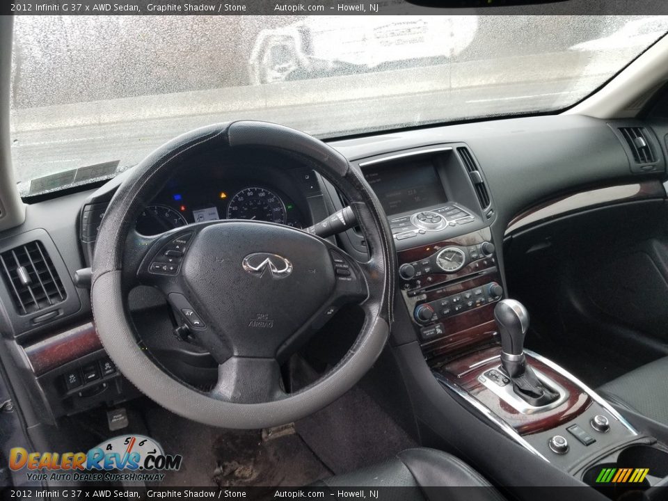 2012 Infiniti G 37 x AWD Sedan Graphite Shadow / Stone Photo #10