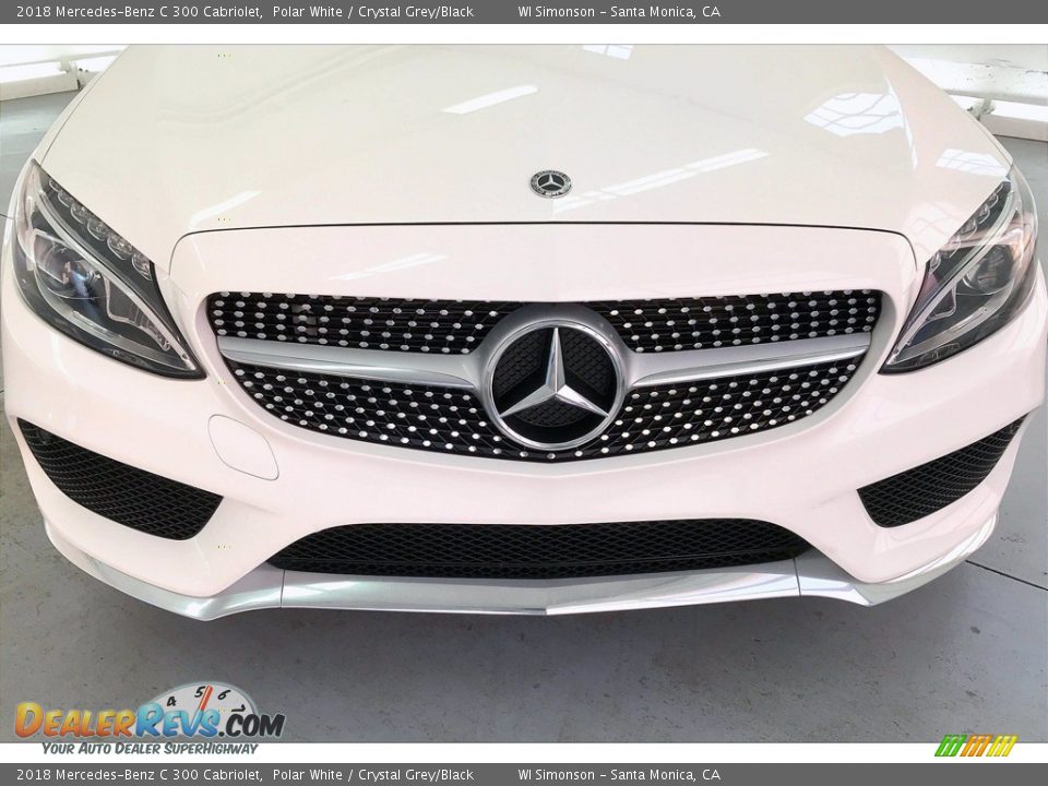 2018 Mercedes-Benz C 300 Cabriolet Polar White / Crystal Grey/Black Photo #30