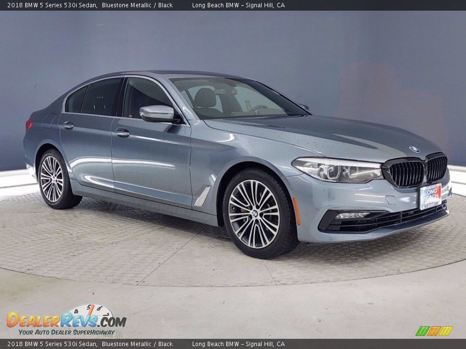 2018 BMW 5 Series 530i Sedan Bluestone Metallic / Black Photo #1