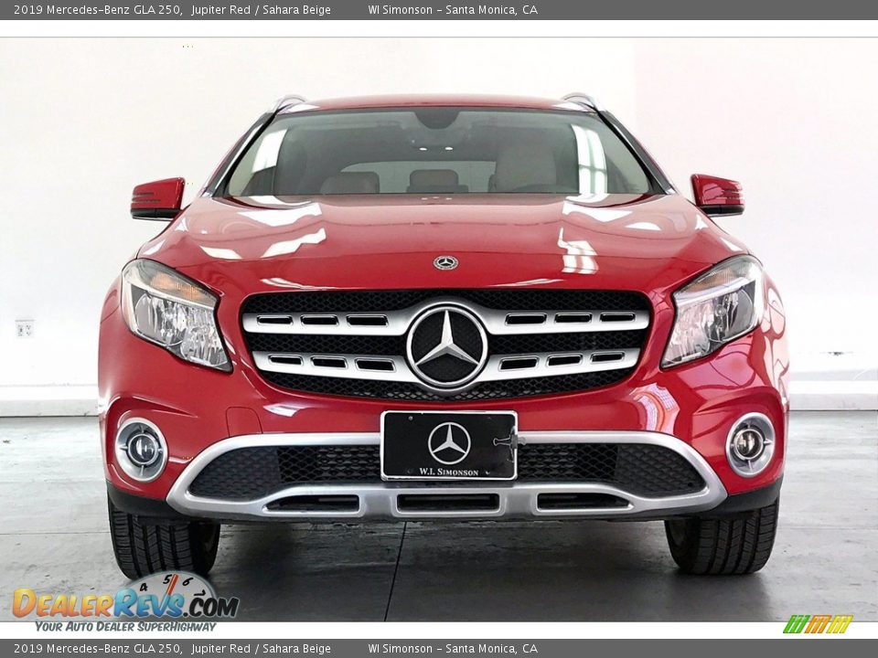 2019 Mercedes-Benz GLA 250 Jupiter Red / Sahara Beige Photo #2