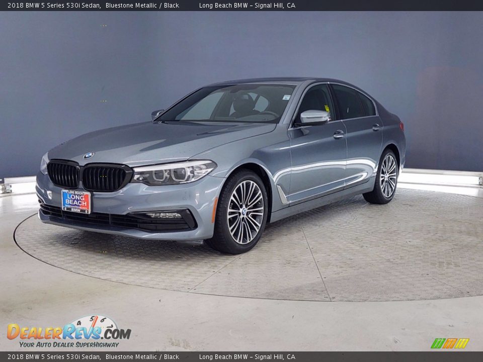 2018 BMW 5 Series 530i Sedan Bluestone Metallic / Black Photo #3