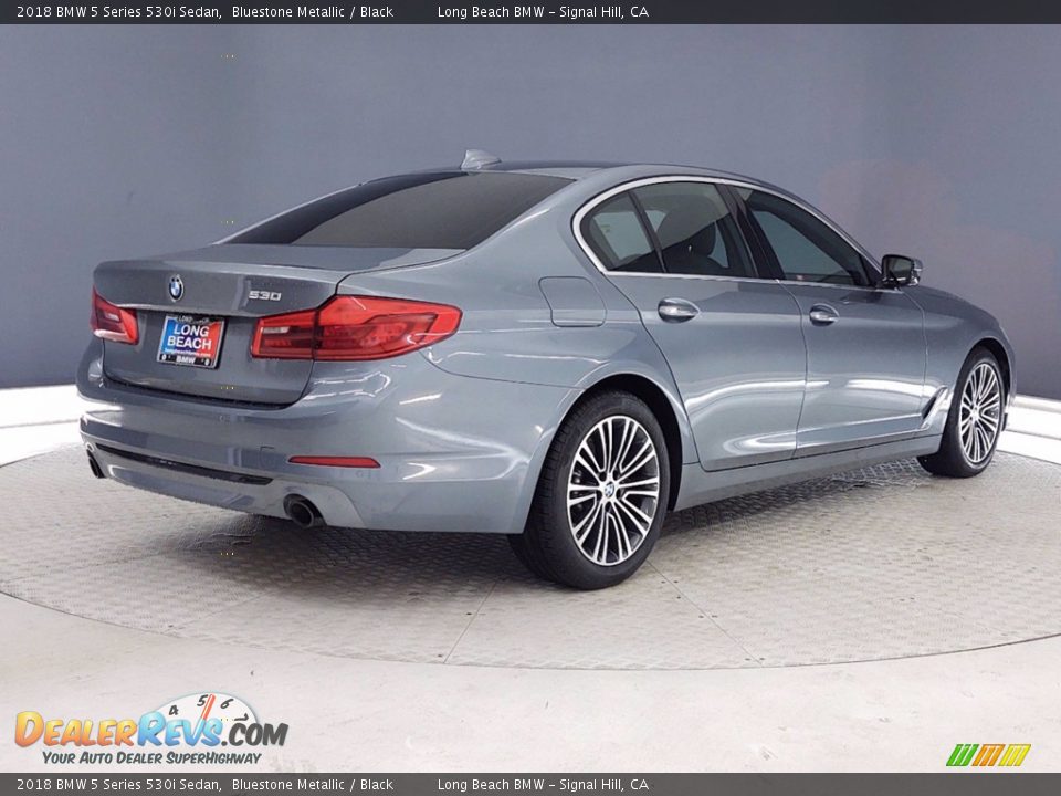 2018 BMW 5 Series 530i Sedan Bluestone Metallic / Black Photo #5
