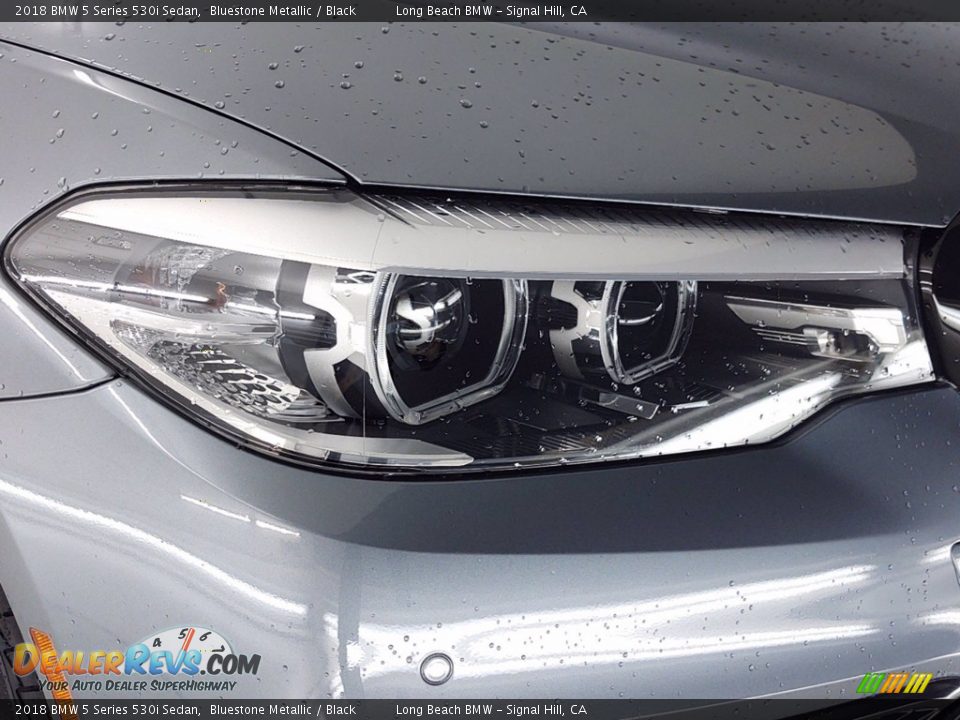 2018 BMW 5 Series 530i Sedan Bluestone Metallic / Black Photo #7