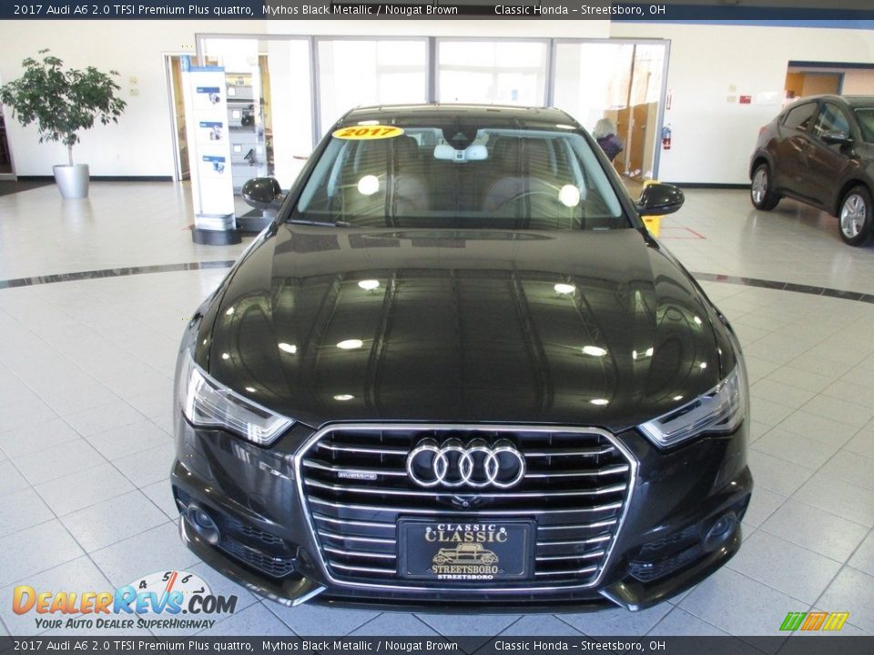 2017 Audi A6 2.0 TFSI Premium Plus quattro Mythos Black Metallic / Nougat Brown Photo #2