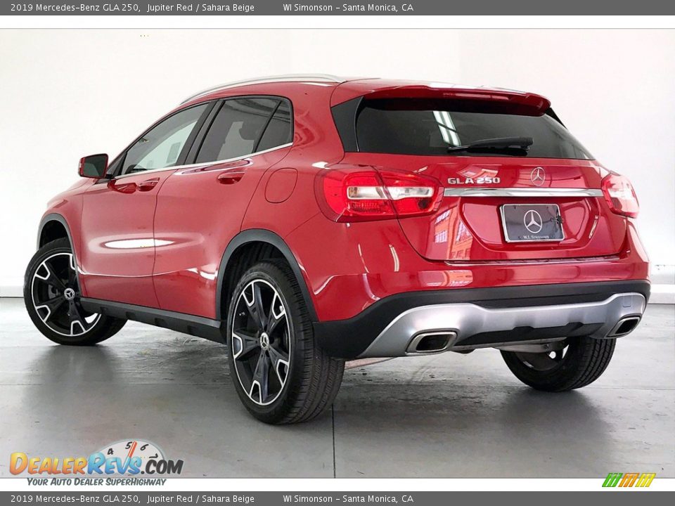 2019 Mercedes-Benz GLA 250 Jupiter Red / Sahara Beige Photo #10