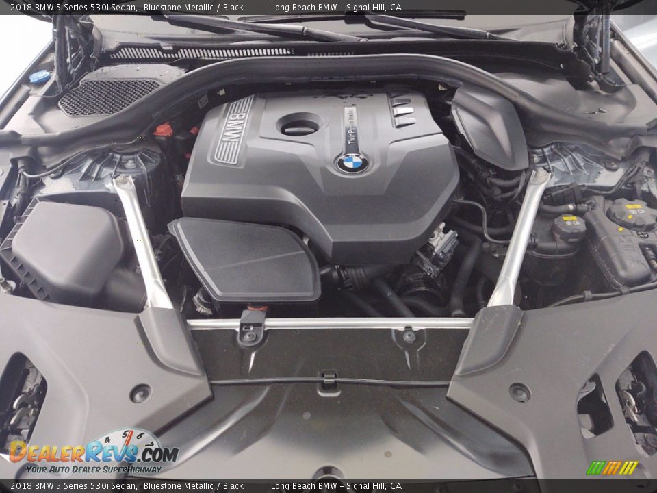 2018 BMW 5 Series 530i Sedan Bluestone Metallic / Black Photo #12
