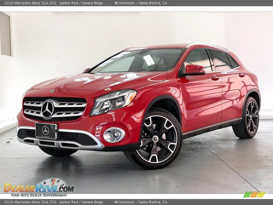 2019 Mercedes-Benz GLA 250 Jupiter Red / Sahara Beige Photo #12