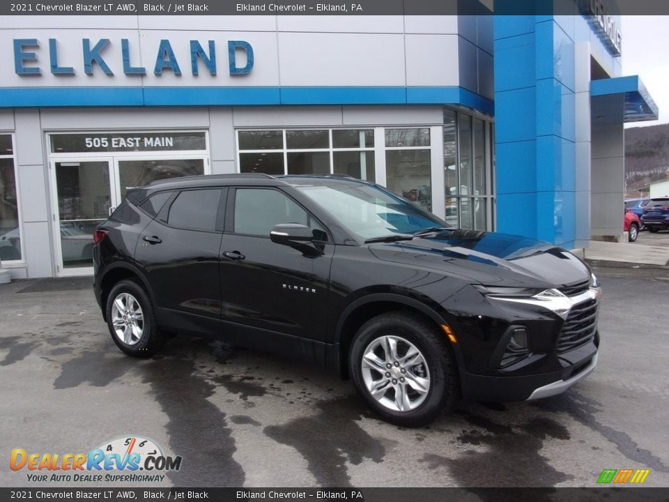 2021 Chevrolet Blazer LT AWD Black / Jet Black Photo #1