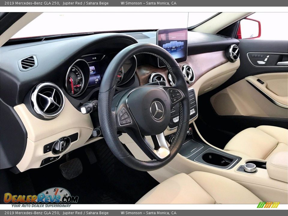 2019 Mercedes-Benz GLA 250 Jupiter Red / Sahara Beige Photo #14