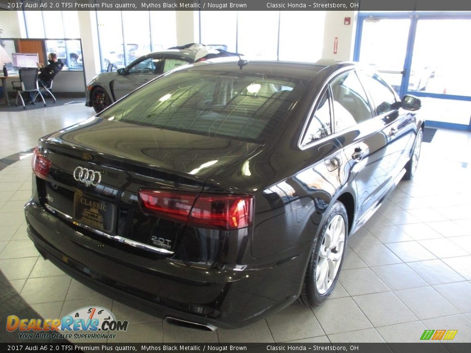 2017 Audi A6 2.0 TFSI Premium Plus quattro Mythos Black Metallic / Nougat Brown Photo #7