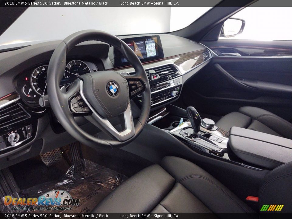 2018 BMW 5 Series 530i Sedan Bluestone Metallic / Black Photo #15