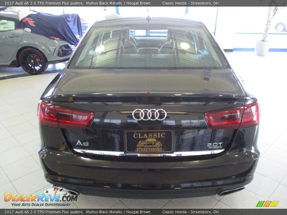 2017 Audi A6 2.0 TFSI Premium Plus quattro Mythos Black Metallic / Nougat Brown Photo #8