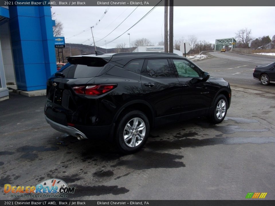 2021 Chevrolet Blazer LT AWD Black / Jet Black Photo #3