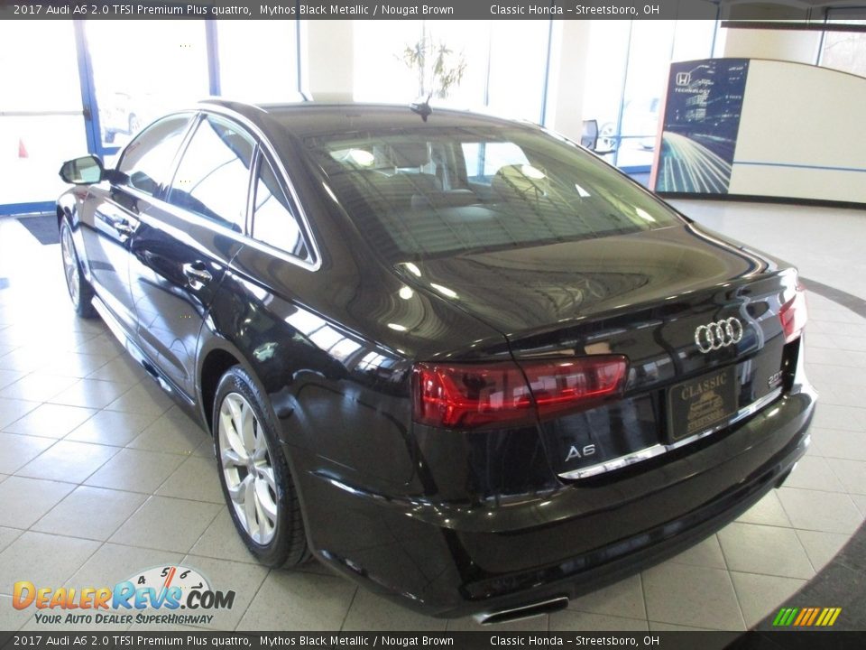 2017 Audi A6 2.0 TFSI Premium Plus quattro Mythos Black Metallic / Nougat Brown Photo #9