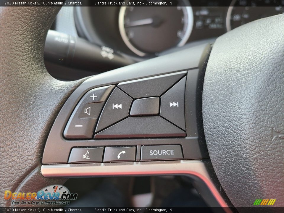 2020 Nissan Kicks S Gun Metallic / Charcoal Photo #11