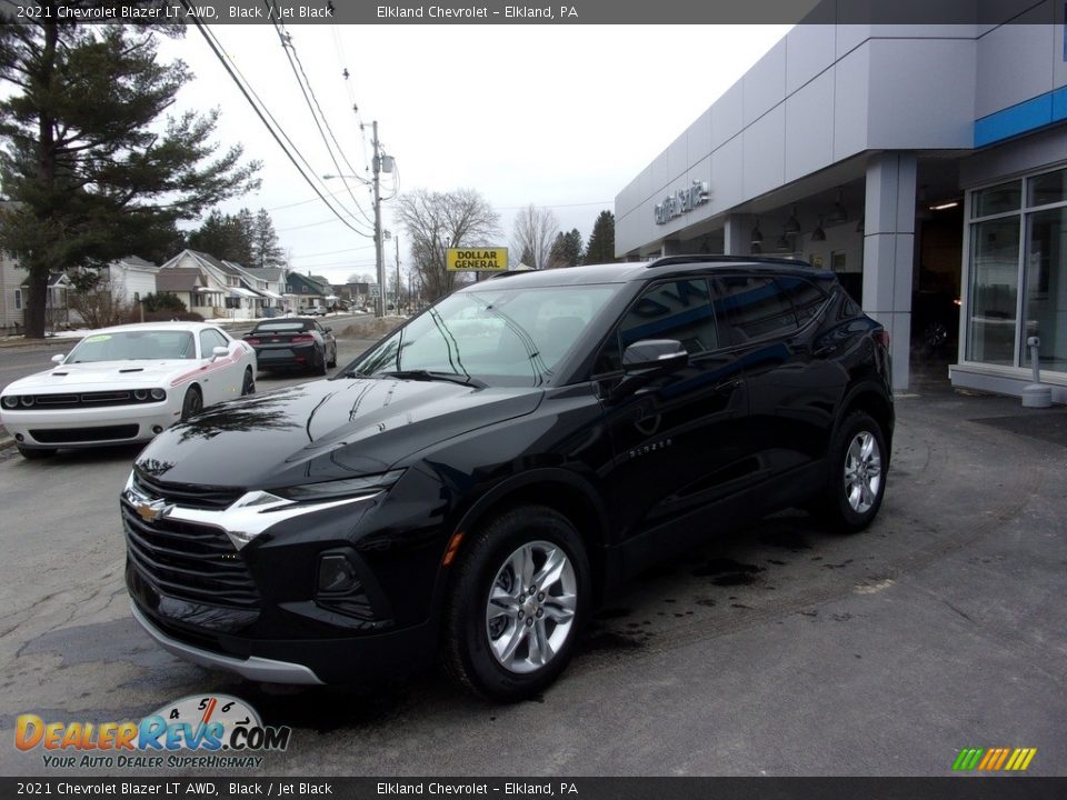 2021 Chevrolet Blazer LT AWD Black / Jet Black Photo #6