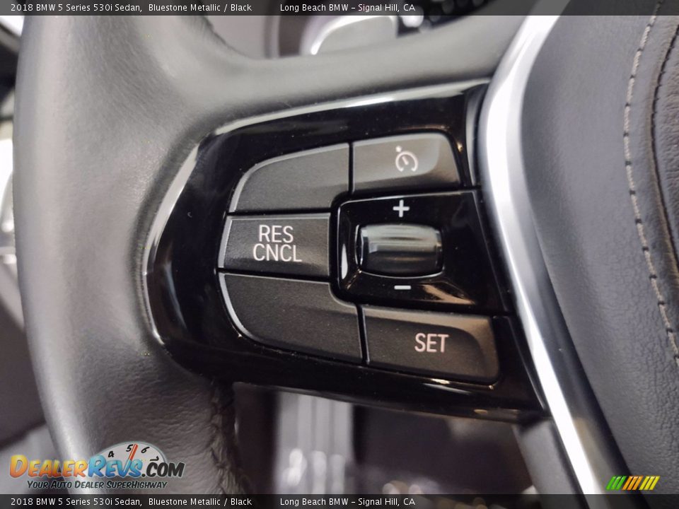 2018 BMW 5 Series 530i Sedan Bluestone Metallic / Black Photo #19