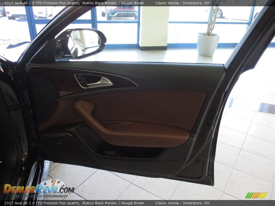 2017 Audi A6 2.0 TFSI Premium Plus quattro Mythos Black Metallic / Nougat Brown Photo #16