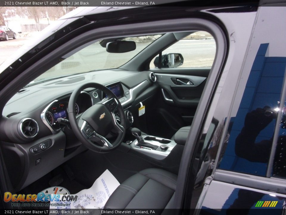 2021 Chevrolet Blazer LT AWD Black / Jet Black Photo #11