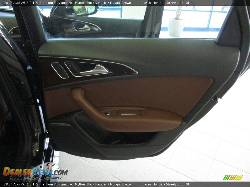 2017 Audi A6 2.0 TFSI Premium Plus quattro Mythos Black Metallic / Nougat Brown Photo #19