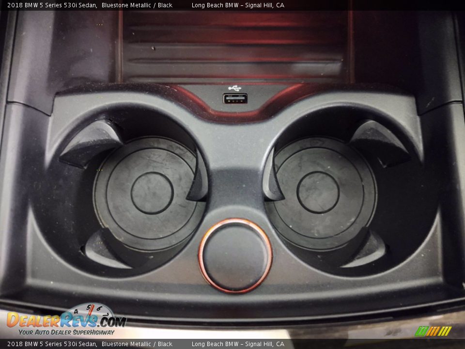 2018 BMW 5 Series 530i Sedan Bluestone Metallic / Black Photo #27