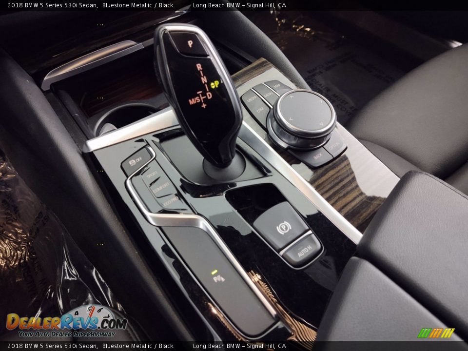 2018 BMW 5 Series 530i Sedan Bluestone Metallic / Black Photo #28