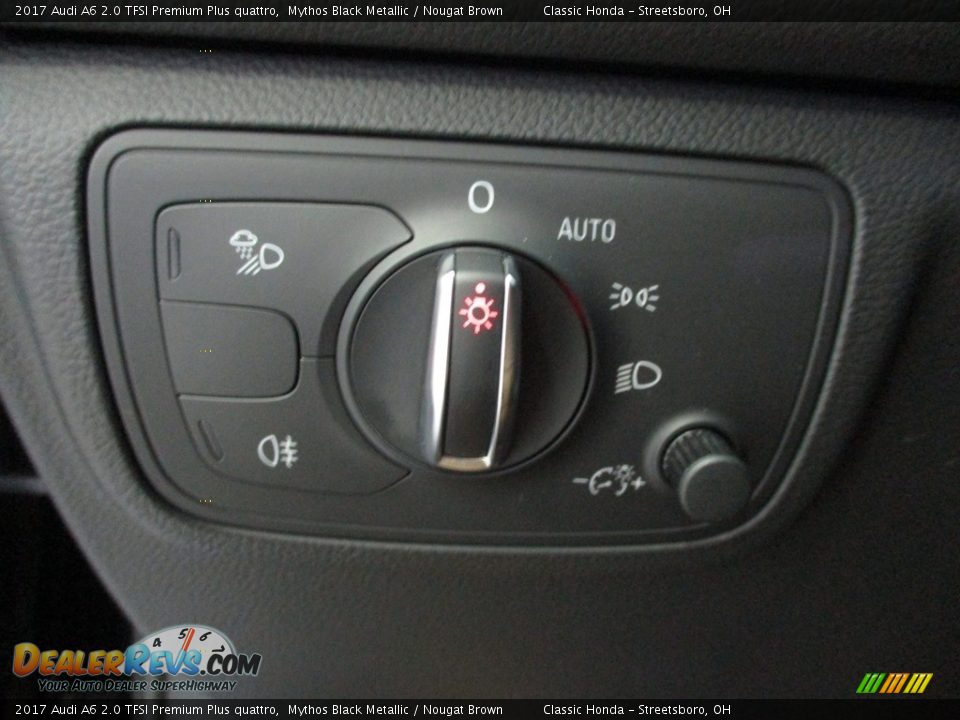 2017 Audi A6 2.0 TFSI Premium Plus quattro Mythos Black Metallic / Nougat Brown Photo #29