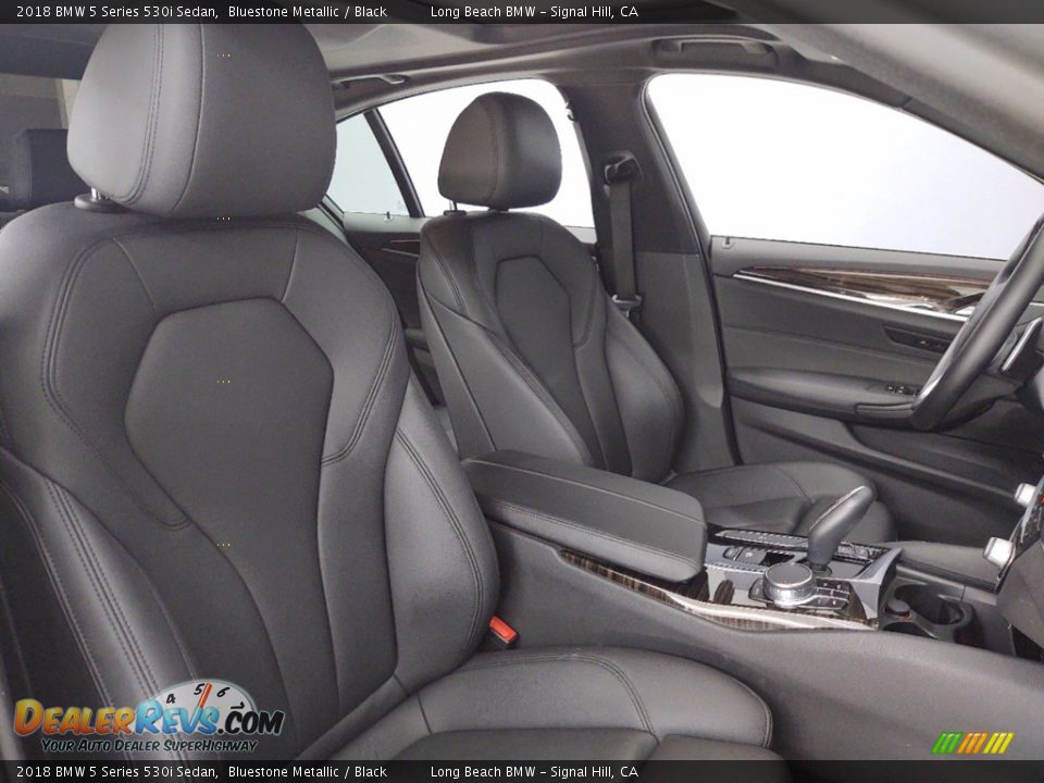 2018 BMW 5 Series 530i Sedan Bluestone Metallic / Black Photo #35