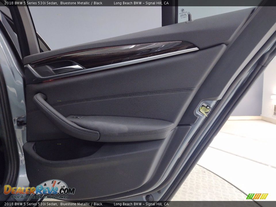 2018 BMW 5 Series 530i Sedan Bluestone Metallic / Black Photo #36