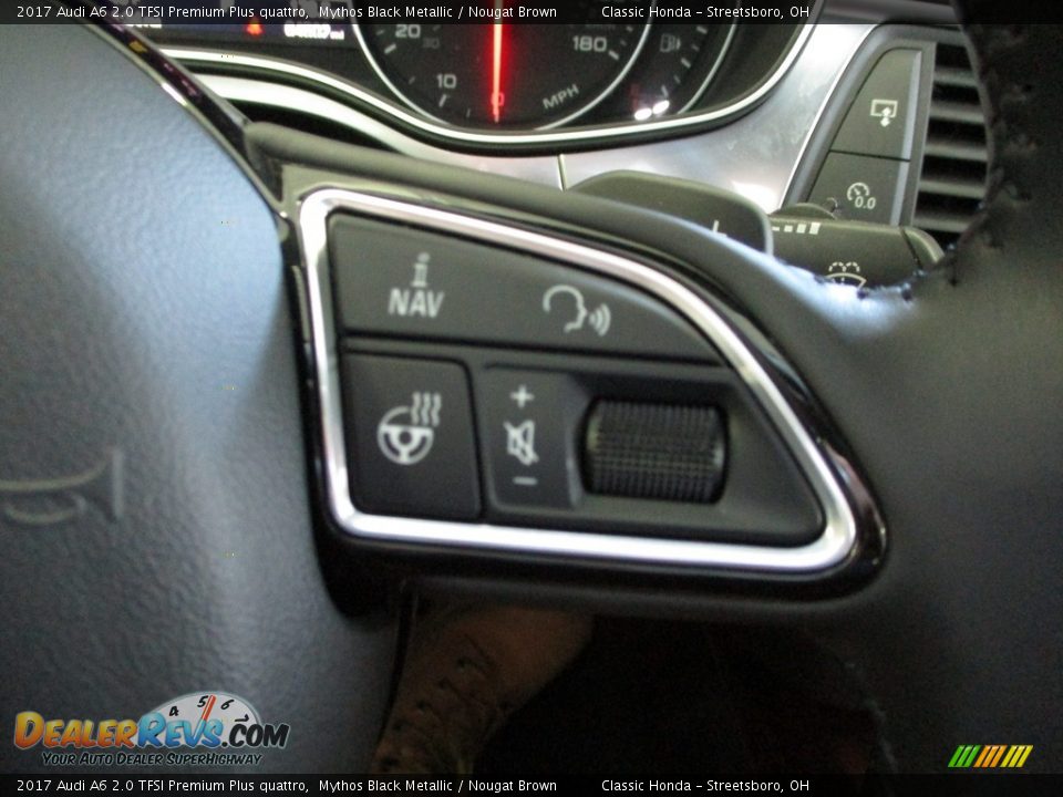2017 Audi A6 2.0 TFSI Premium Plus quattro Mythos Black Metallic / Nougat Brown Photo #31