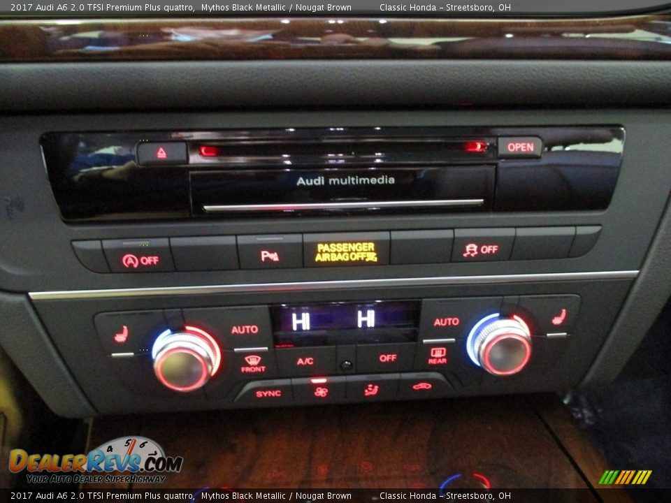 2017 Audi A6 2.0 TFSI Premium Plus quattro Mythos Black Metallic / Nougat Brown Photo #33