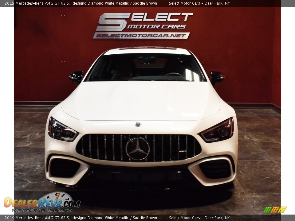 2019 Mercedes-Benz AMG GT 63 S designo Diamond White Metallic / Saddle Brown Photo #2